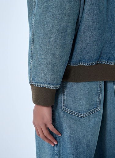 Miu Miu Denim Blouson Jacket Blue miu0164011