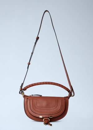 Chloé Mini Marcie Shoulder Bag Brown chl0263123