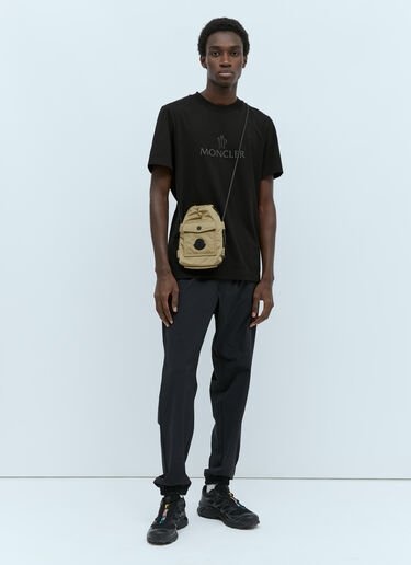 Moncler 徽标贴花 T 恤 黑色 mon0155007