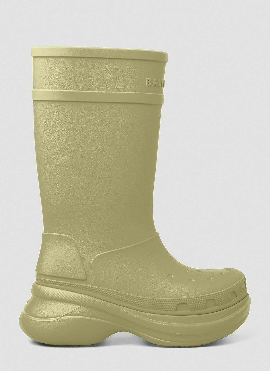 Green balenciaga store boots