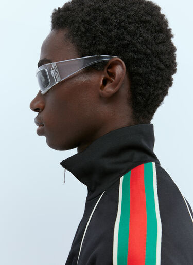 Rectangular Frame Sunglasses Gucci Rectangular Frame Sunglasses Clear gus0154012