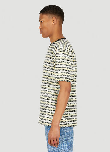 Rassvet Logo Striped Jacquard T-Shirt Multicolour rsv0148010