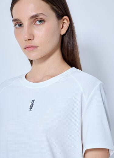 LN-CC® - HOKA: EveryRun Short Sleeve T-Shirt - White HOKA EveryRun Short Sleeve T-Shirt White hok0365030