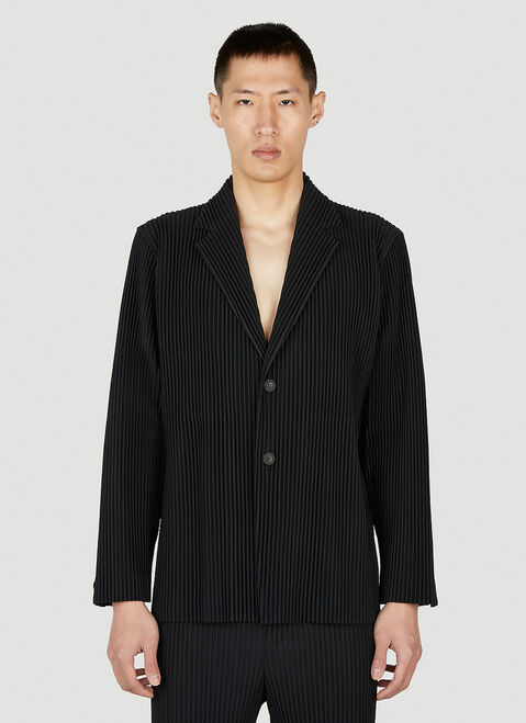 Homme Plissé Issey Miyake Tailored Blazer Black hmp0153001