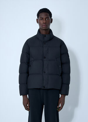 Stone Island Crinkles Reps NY Bomber Jacket Black sto0162002