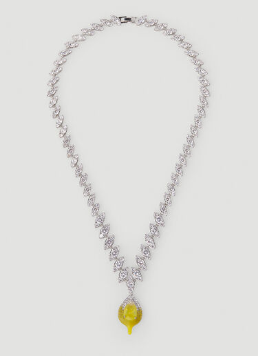 Ottolinger Diamond Dip Necklace Silver ott0152007