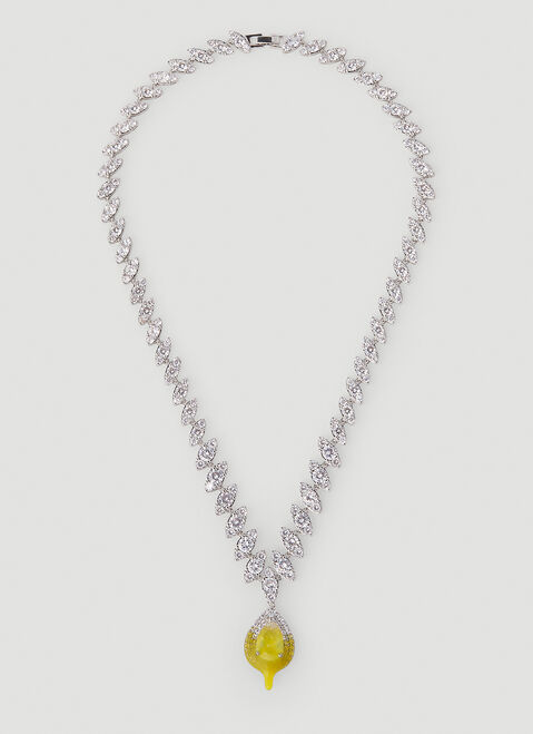 Ottolinger Diamond Dip Necklace Beige ott0150002