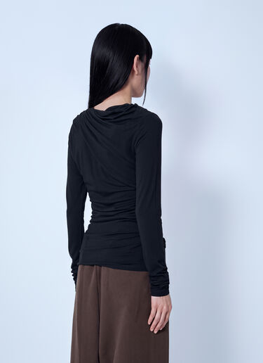 LN-CC® - Entire Studios: Drape Top - Black Entire Studios Drape Top Black ent0266012