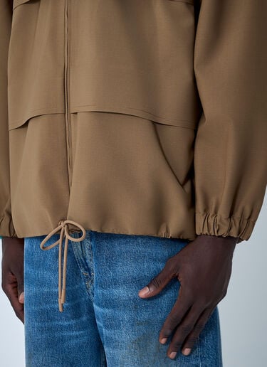 Technical Stand Collar Jacket Lacoste Technical Stand Collar Jacket Camel lac0162012