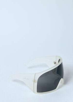 Rick Owens Kriester Sunglasses White ric0359004