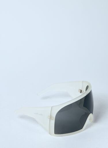 Rick Owens Kriester Sunglasses White ric0359004