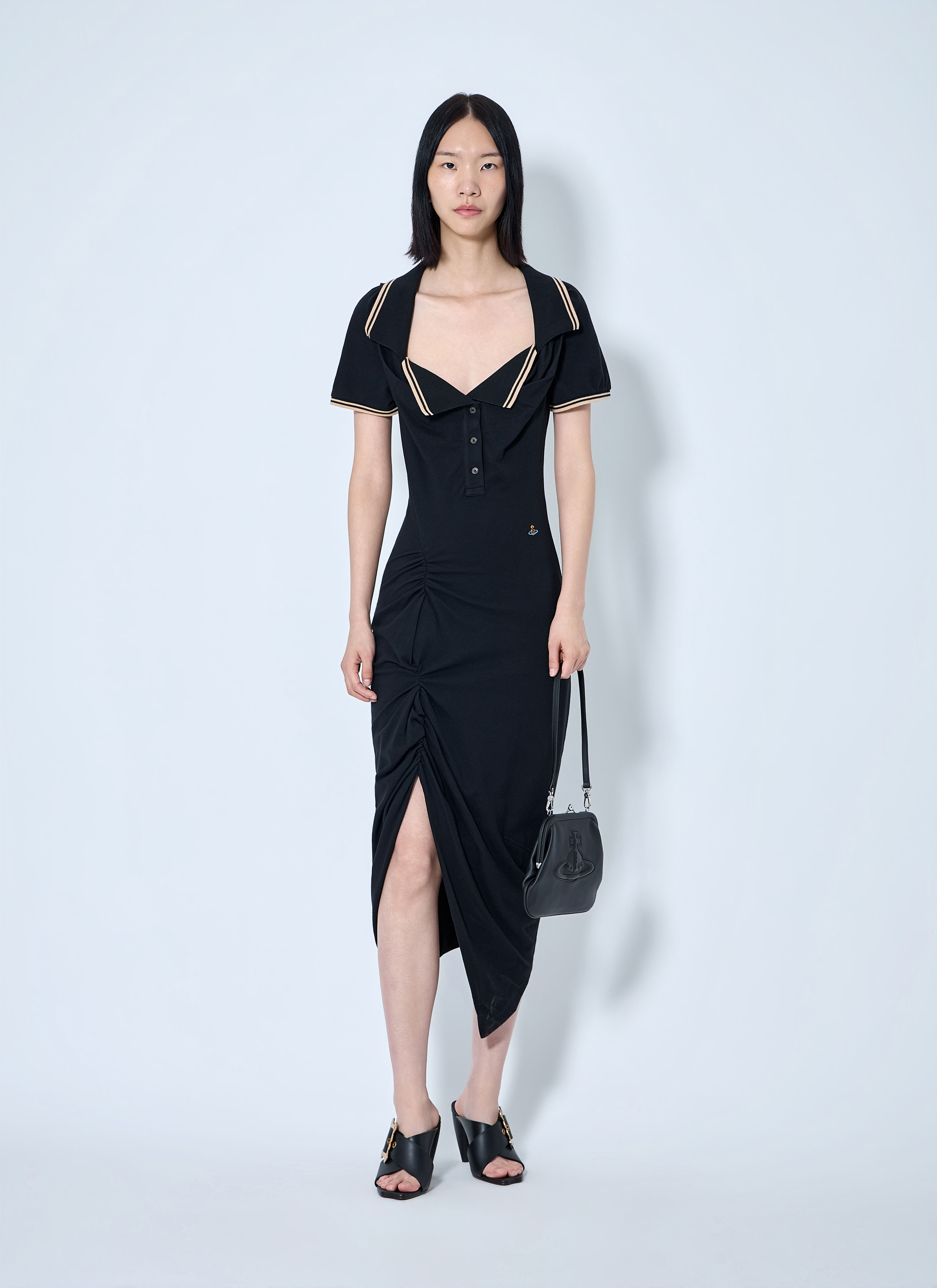 Vivienne Westwood Women's' Long Monday Pulling Dress in Black | LN-CC®