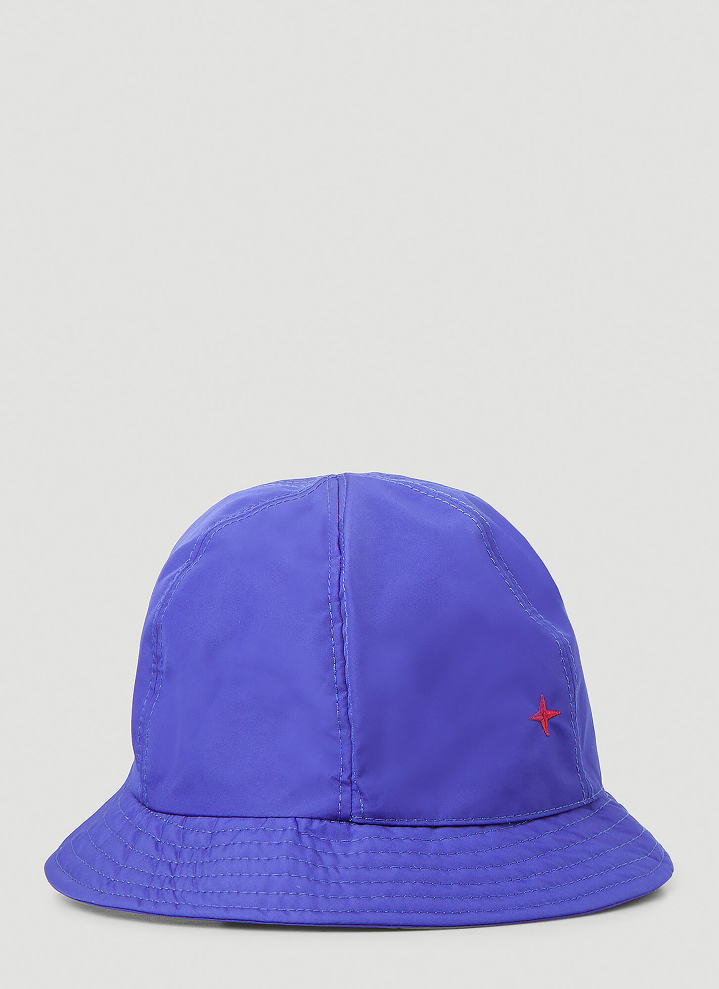 Stone Island Reversible Bucket Hat In Blue