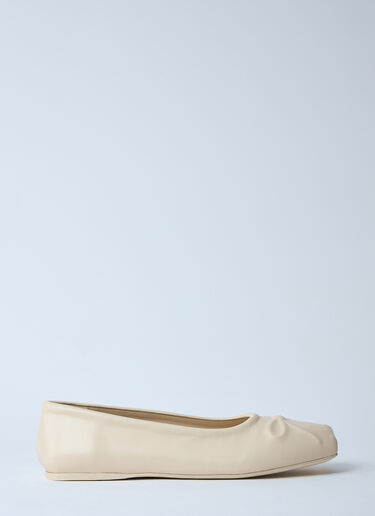 Marni Dancer Ballerina Flats Cream mni0260001