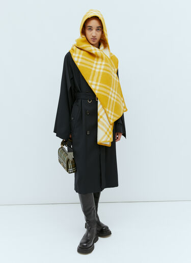 Burberry Wool Hooded Scarf Yellow bur0254019