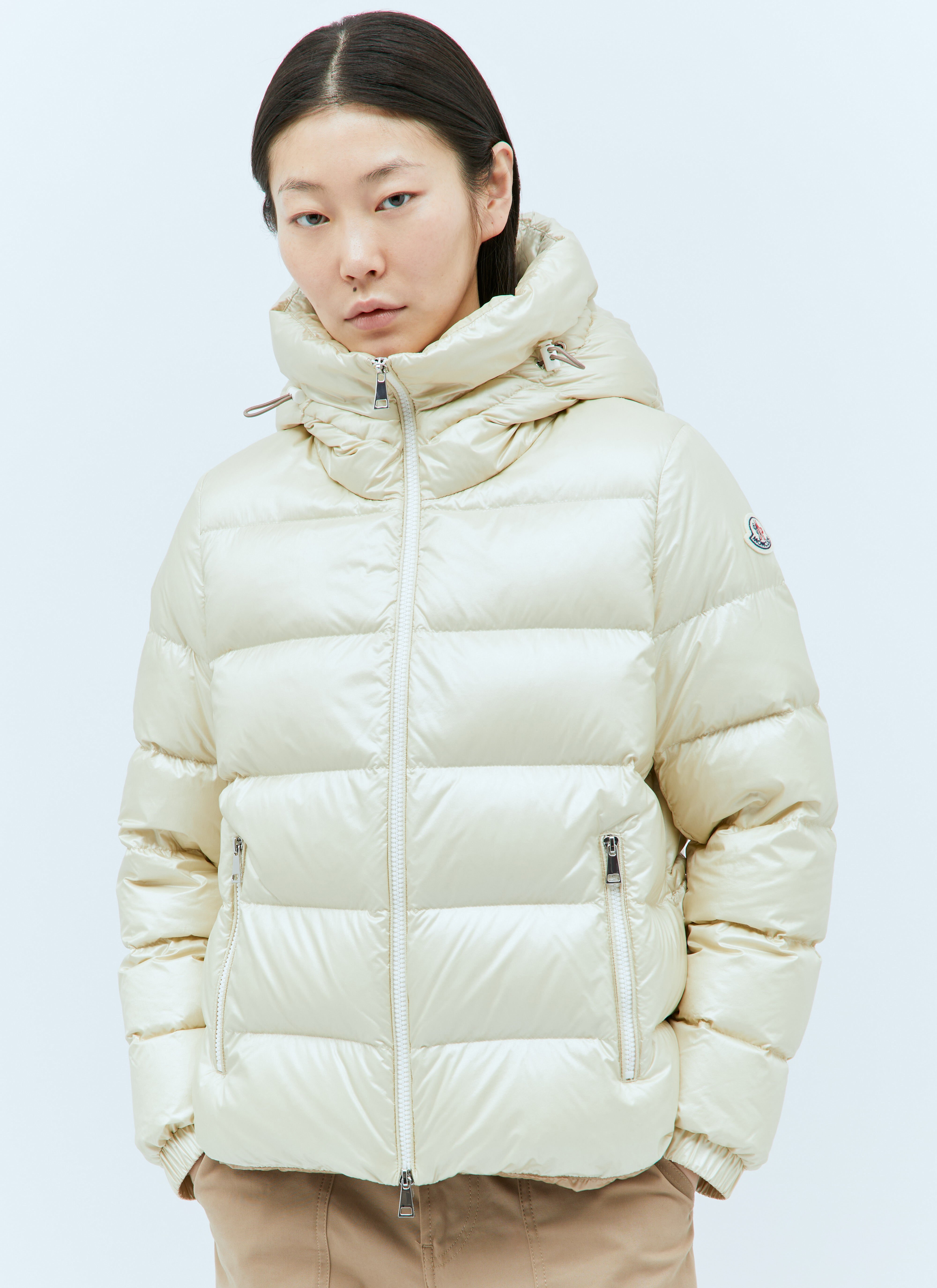 Cream moncler coat womens on sale