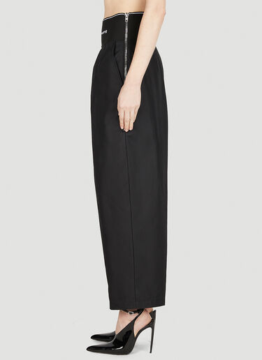 Alexander Wang Logo Waistband Pants Black awg0251003