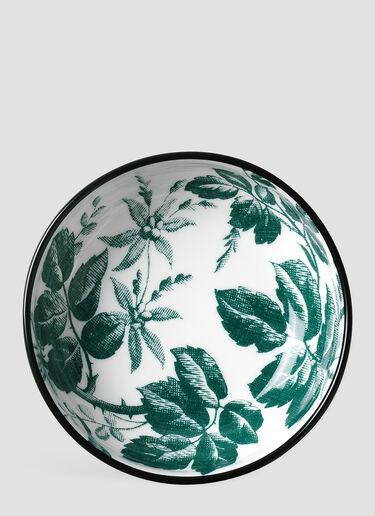Gucci Set Of Two Herbarium Bowl Green wps0638369