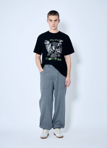 Brain Dead Visions Of The Future T-Shirt Black bra0158005