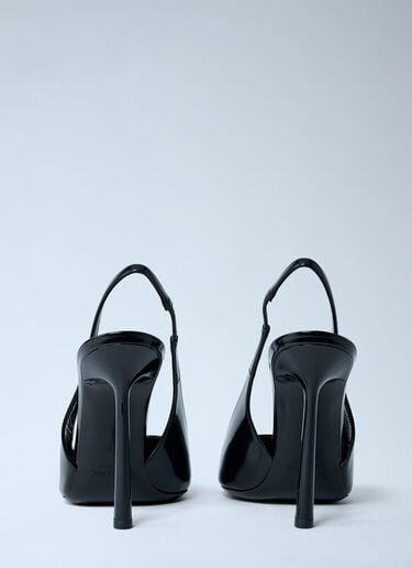 Vendome Slingback Heels Saint Laurent Vendome Slingback Heels Black sla0261050