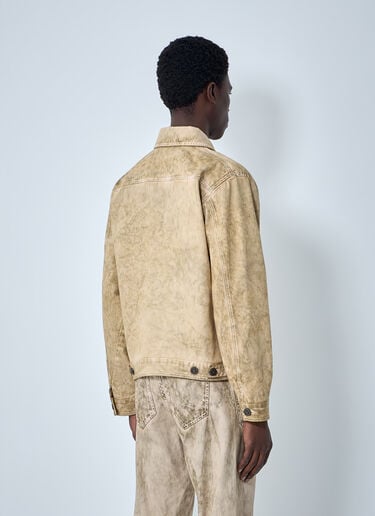 Vivienne Westwood Denim Zip Jacket Beige vvw0164010