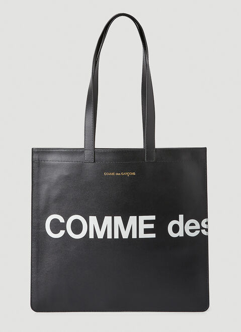 Comme des Garçons Wallet Logo Tote Bag Red cdw0347011