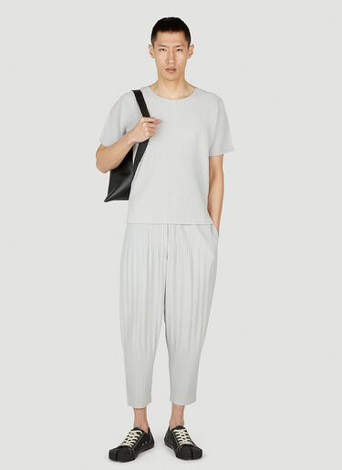 Homme Plissé Issey Miyake 经典 T 恤 灰色 hmp0152002