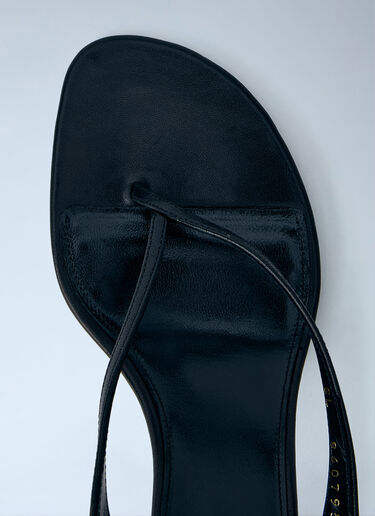 Saint Laurent Sue Thong Sandals Black sla0263045