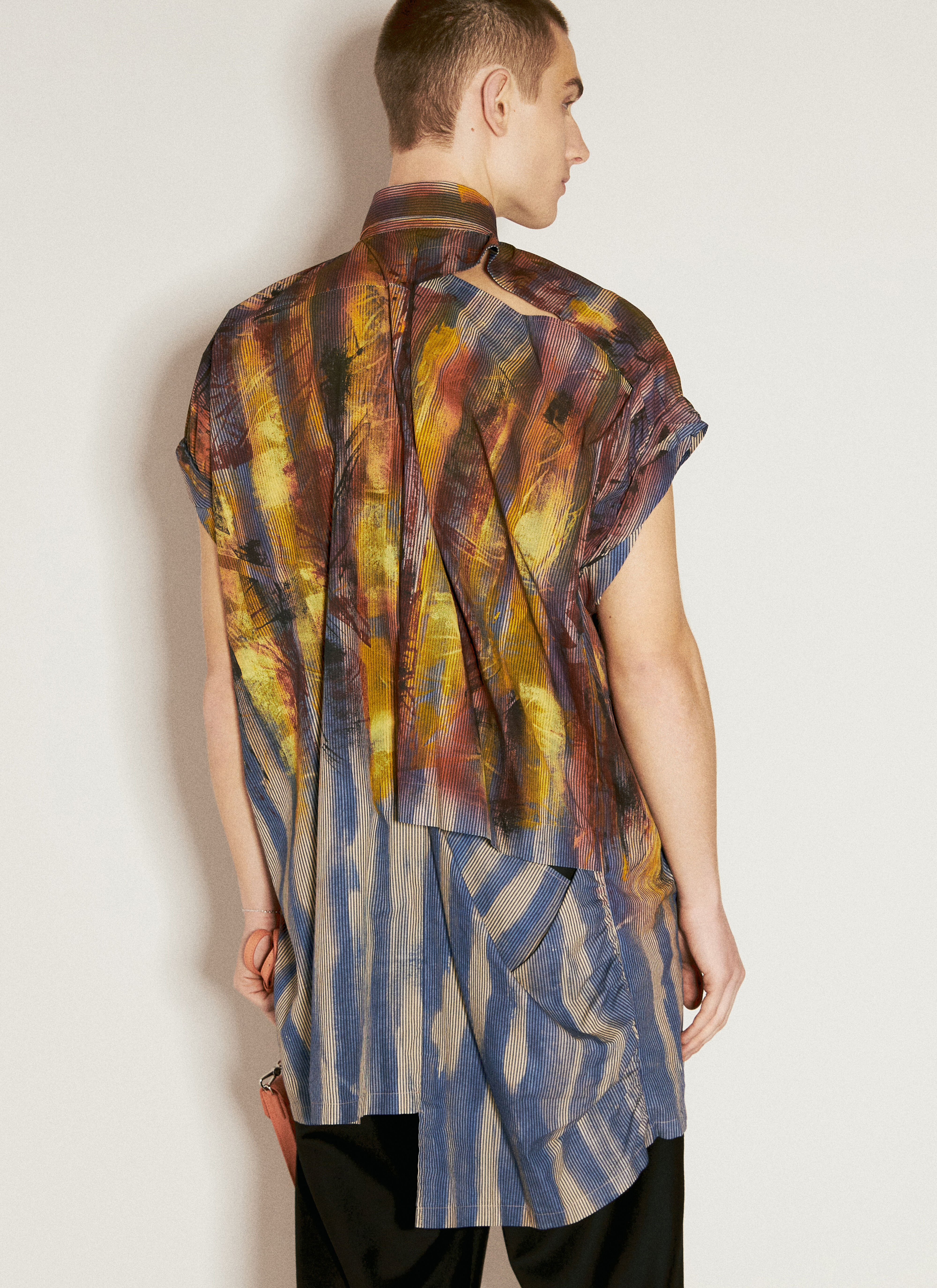 Vivienne Westwood Men's' Sleeveless Gib Shirt in Purple | LN-CC®