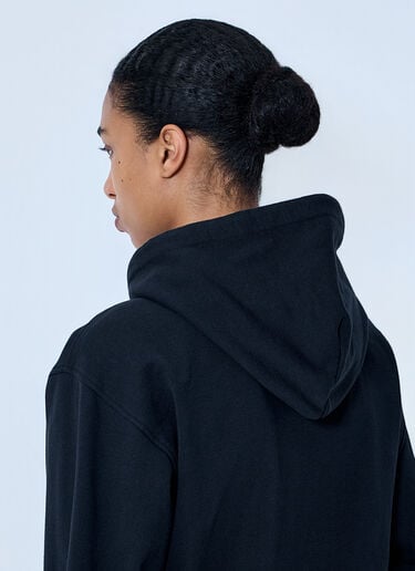 Alexander Wang Zip-Front Hooded Sweatshirt Black awg0264004