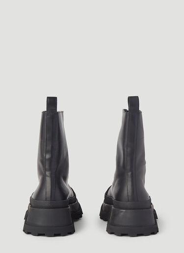 Jil Sander Zip-Up Boots Black jil0245056