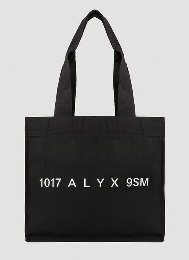 1017 ALYX 9SM 和平标志托特包 黑色 aly0152018