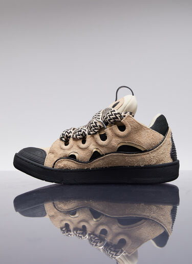 Lanvin Curb XL Low Top Sneakers Beige lnv0154012