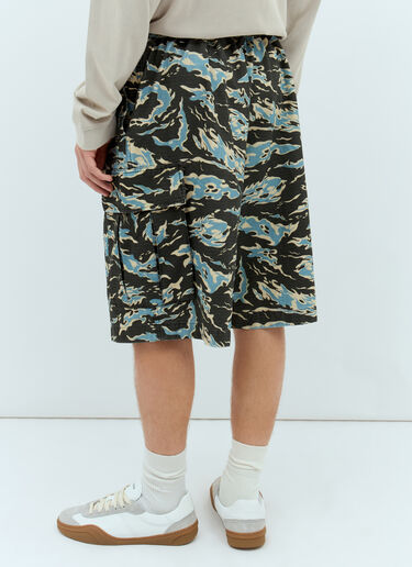 Acne Studios Printed Ripstop Shorts Black acn0157010