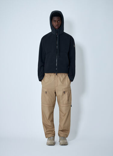 Hooded Jacket With Logo Patch Moncler Grenoble Hooded Jacket With Logo Patch Black mog0162004