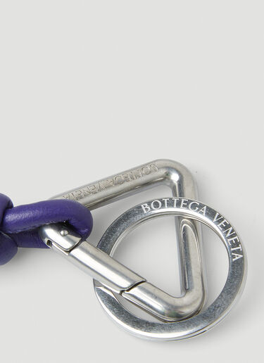 Bottega Veneta Knotted Key Ring Silver bov0148172