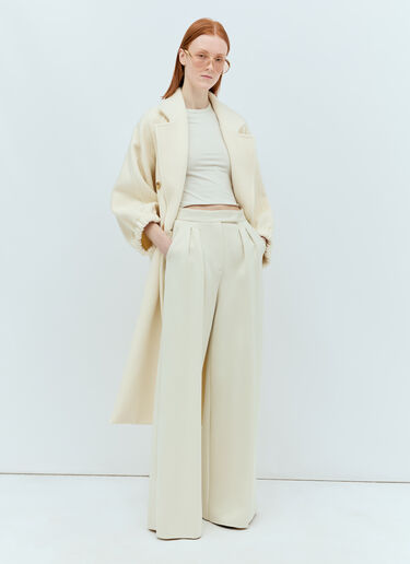 Max Mara Scuba Jersey Pants Cream max0255010