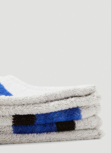 Bottega Veneta Graphic Print Beach Towel Blue bov0251116