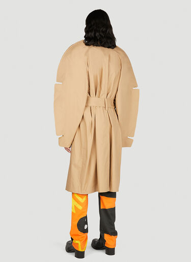 Walter Van Beirendonck Daedalus Trench Coat Tan wlt0152004