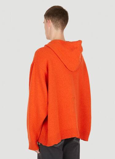 424 Knitted Hooded Sweater Orange ftf0150003