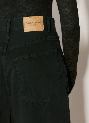 Balenciaga 宽松牛仔裤 黑色 bal0256008