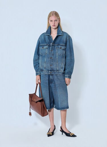 LN-CC® - Balenciaga: Kick Jacket - Blue Balenciaga Kick Jacket Blue bal0264010
