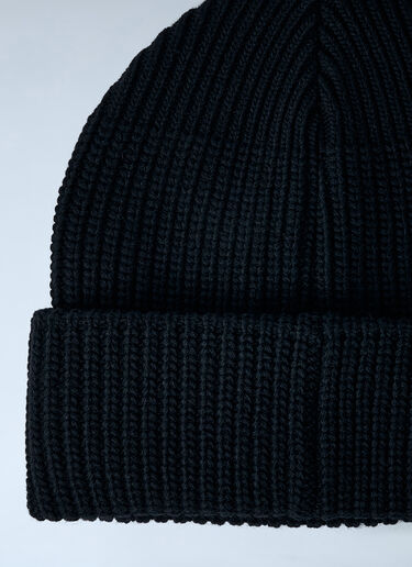 Logo Motif Beanie Hat Vivienne Westwood Logo Motif Beanie Hat Black vvw0162010