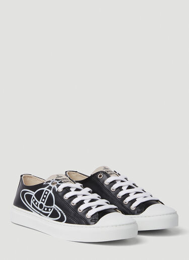 Vivienne Westwood Plimsoll 低帮运动鞋 黑色 vvw0249064