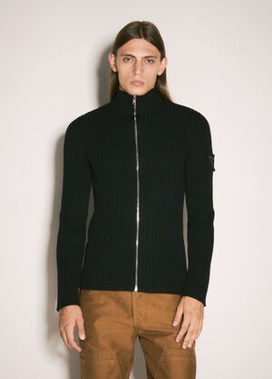 NÒMARYTHM TEXTILE RIbbed Wool Zip-Up Cardigan Grey nma0158014