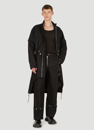 Dion Lee Utility Parka Black dle0349002