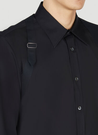 Alexander McQueen Harness 衬衫 黑 amq0151008