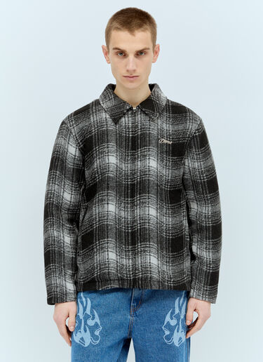 Dime Wave Plaid Jacket Black dmt0154001