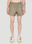 Jil Sander Drape Tech Shorts Red jil0153021