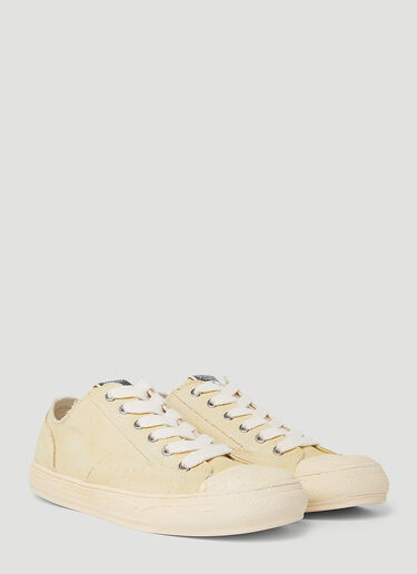 Maison Mihara Yasuhiro Past Sole Over Dye Low Top Sneakers Beige mmy0153005
